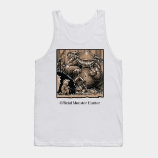 Official Monster Hunter - Black Outlined Version Tank Top